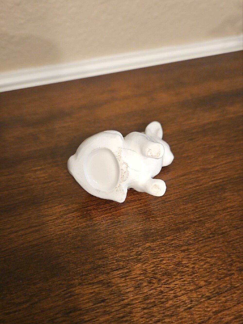 Coton Colors White Ceramic Bunny Toothpick Holder - Picture 4 of 4
